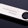 USB-Kompakt-Stick mit kratzferster Logo-Lasergravur