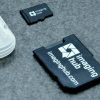 microSD-Card mit Adapter und 1c Siebdruck