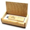Ahornbox mit USB-Holz-Stick Kanada
