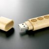 Kompakter Natur USB-Stick aus hellem Ahornholz
