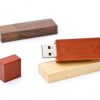 USB-Modell Holz-Balken in den Sorten Ahorn, Bambus und Rosenholz