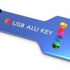 Blauer USB-Key Colour