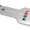 Silberner USB-Key Colour