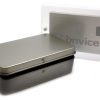 USB Visitenkarten mit Metallbox und transparenter Kunststoffbox