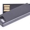 Kompakter, flacher Mini-USB-Stick mit Aluminiumbügel