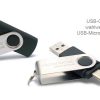 schwarzer OTG USB-Stick USB-Modell “Connect Nr. 1”
