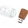 Pfiffiges Erscheinungsbild USB Kork mit Glas
