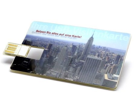 USB-Visitenkarte Fotodruck mit hochauflösendem Fotodruck