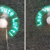 USB-LED-Ventilator mit grüner Leucht-LED