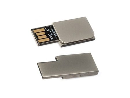 USB-Modell "Big-Clip" Metallvariante als USB-Büroklammer