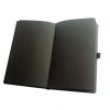 Notizbuch "Black-Book" mit schwarzen Seiten und Stiftschlaufe