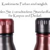 Trinklasche mit kombinierte Farben Deckel Korbus