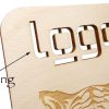 Logostanzung Handyhalter aus Holz Werbemittel Shape