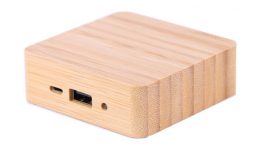 Powerbank "Bambus-Quadrat"