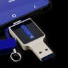 USB-Stick USB-C Anschluss Smartphone blau