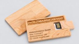 USB-Visitenkarte "Holz"